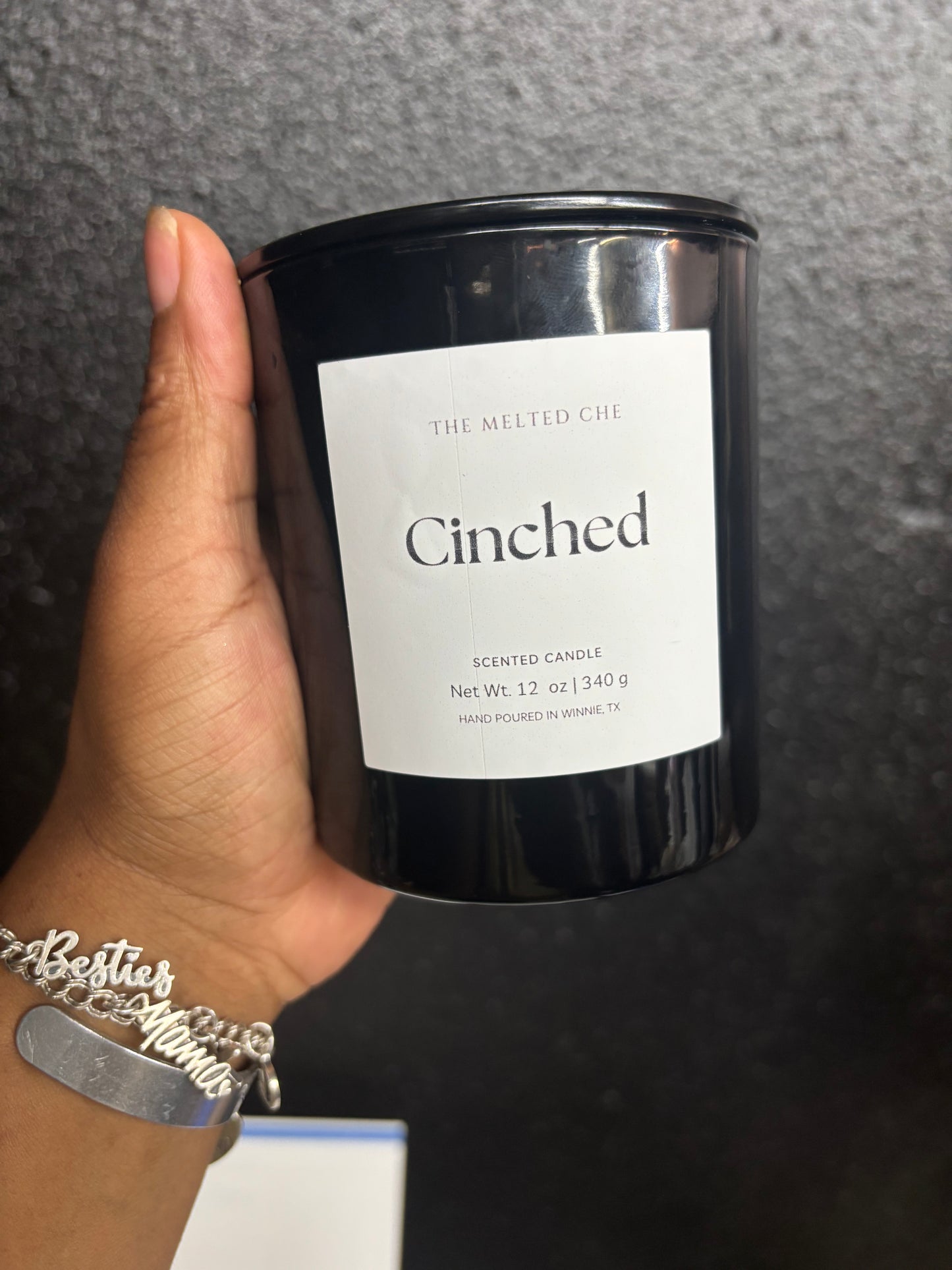 Cinched Wood Wick Candle