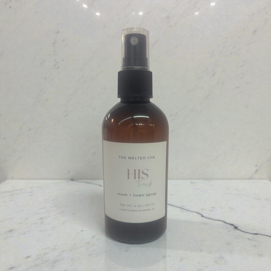 His Truck room and linen spray
