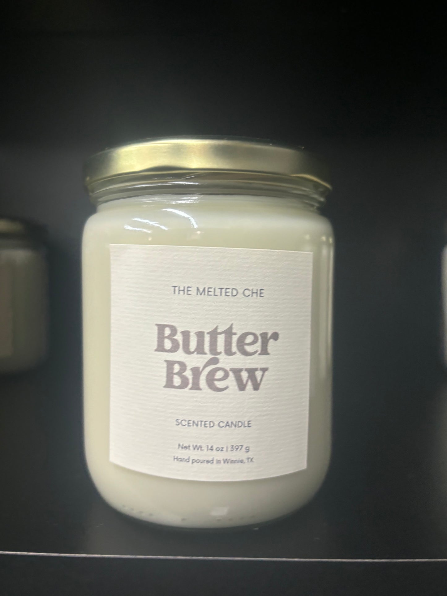 Butter Brew Large Farmhouse Candle