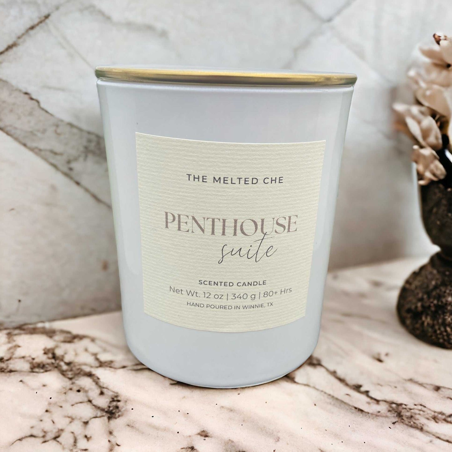 Penthouse Suite candle, luxury candle, coconut wax candles, non toxic candles, candle shop, candle shop near me