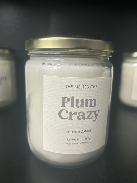 Plum Crazy Large Farmhouse Candle