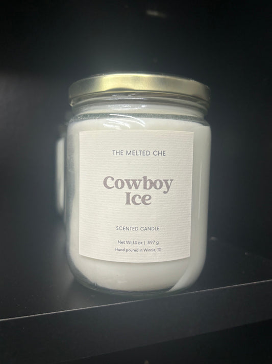 Cowboy Ice Large Farmhouse Candle